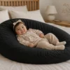 Baby relax hoes | Percale katoen - Charcoal black