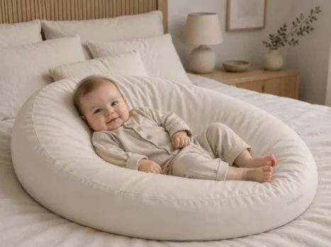 Baby relax hoes | Percale katoen - Ivory beige