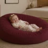 Baby relax hoes | Percale katoen - Merlot red