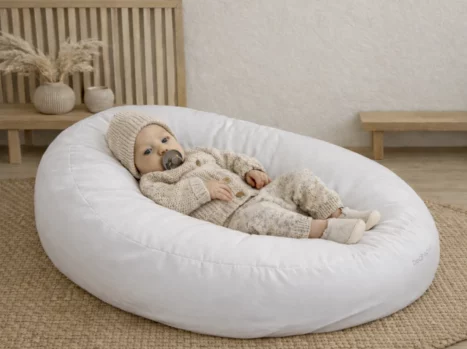 Baby relax hoes | Percale katoen - Pure white
