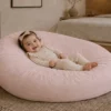 Baby relax hoes | Satijn katoen - Blush pink