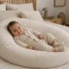Baby relax hoes | Satijn katoen - Ivory beige