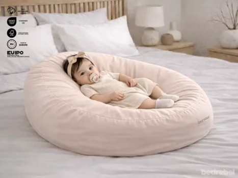 Baby relax hoes | Satijn katoen - Blush pink