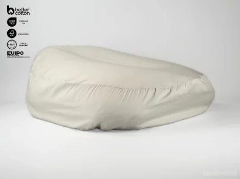 Baby relax hoes | Satijn katoen - Ivory beige