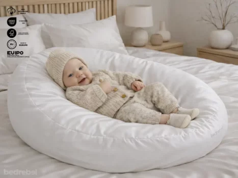 Baby relax hoes | Satijn katoen - Pure white