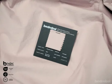 Sample | Percale katoen - Blush pink