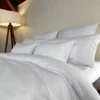 Bolsterkussensloop met ritssluiting | Percale katoen - Pure white