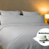 Bolsterkussen + kussensloop voordeelset | Percale katoen - Misty grey