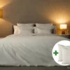 Dekbedovertrek set | Percale katoen - Ivory beige - 2 persoons
