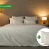 Dekbedovertrek set | Percale katoen - Ivory beige - 2 persoons