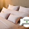 Sierkussen + sierkussensloop voordeelset | Percale katoen - Blush pink