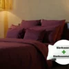 Sierkussen + sierkussensloop voordeelset | Percale katoen - Merlot red