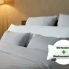 Sierkussen + sierkussensloop voordeelset | Percale katoen - Misty grey