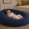 Baby relax hoes | Percale katoen - Midnight blue