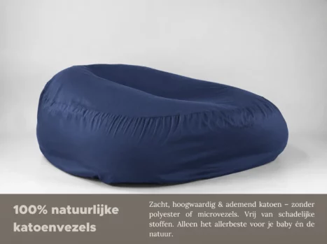 Alternative view of Baby relax hoes | Percale katoen - Midnight blue