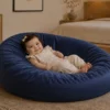 Baby relax hoes | Satijn katoen - Midnight blue