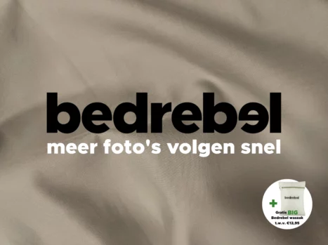 Hoeslaken met hoeklabels & side pockets | Percale katoen - Japandi taupe