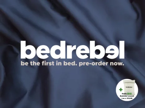 Hoeslaken met hoeklabels & side pockets | Percale katoen - Midnight blue