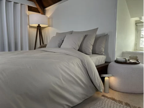 Alternative view of Sierkussensloop met ritssluiting | Percale katoen – Japandi taupe – Voordeel set