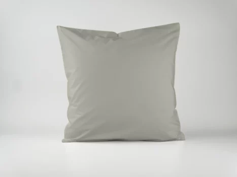 Alternative view of Kussensloop met ritssluiting | Percale katoen - Japandi taupe