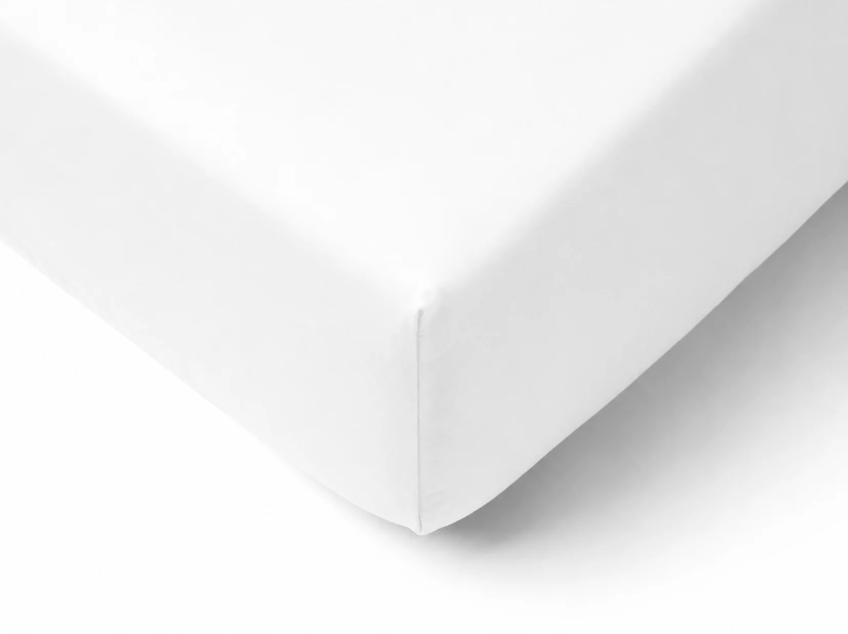 Peuterbed hoeslaken met hoeklabels & side pockets | Percale katoen - Pure white - Image 3