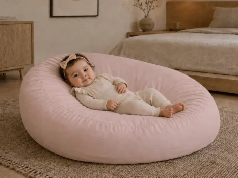 Baby relax hoes | Percale katoen - Blush pink