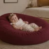 Baby relax hoes | Satijn katoen - Merlot red