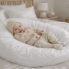 Baby relax hoes | Satijn katoen - Pure white