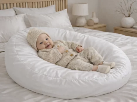 Baby relax hoes | Satijn katoen - Pure white