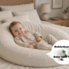 Baby relax hoes + Bolsterkussen voordeelset | Percale katoen - Ivory beige